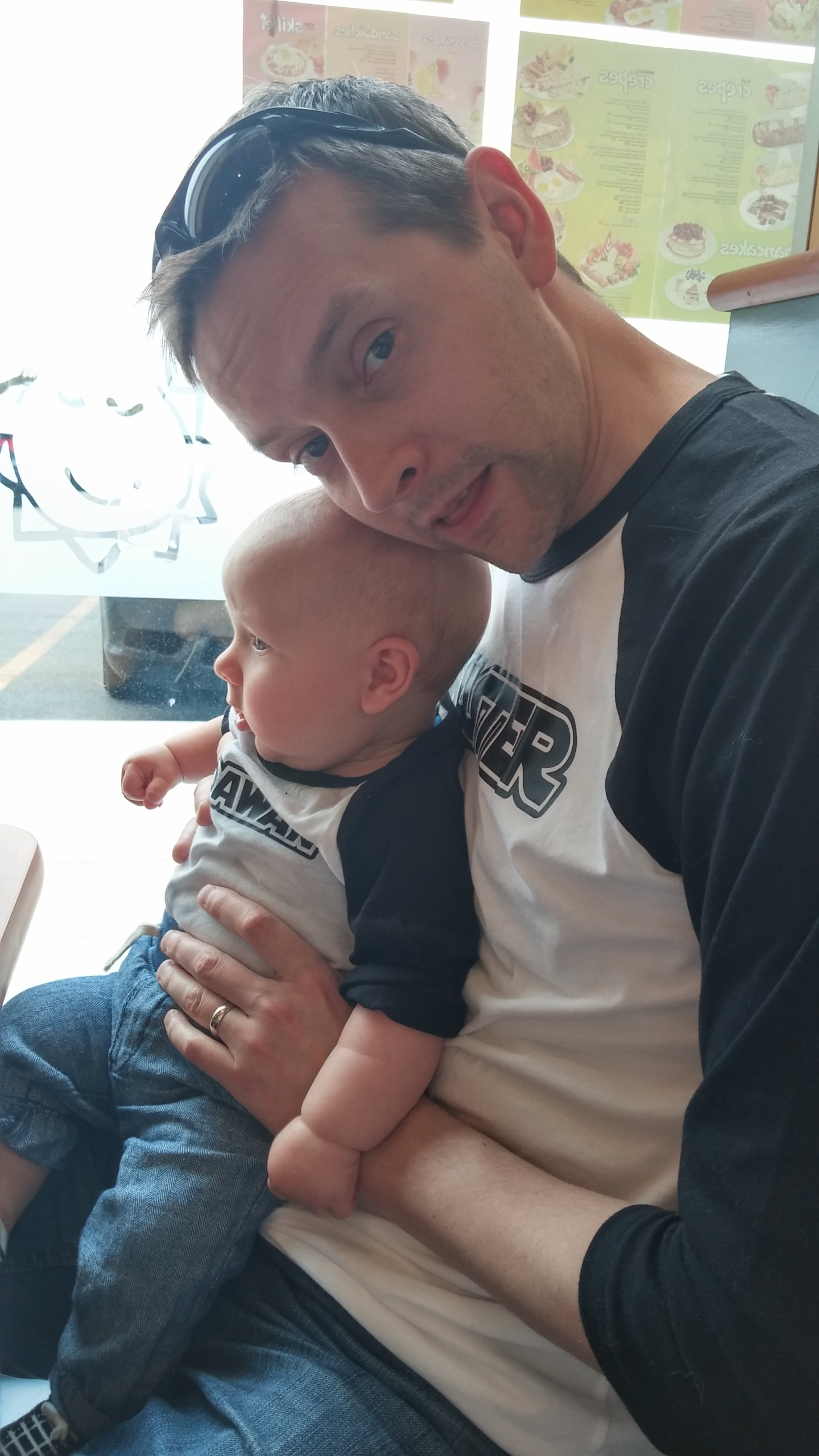 A child's drawing of an 'ordinary dad' working at a university